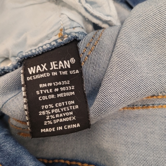 Wax Jeans Slim Boot Cut Jeans 90332 Medium Size 9 - Picture 9 of 11